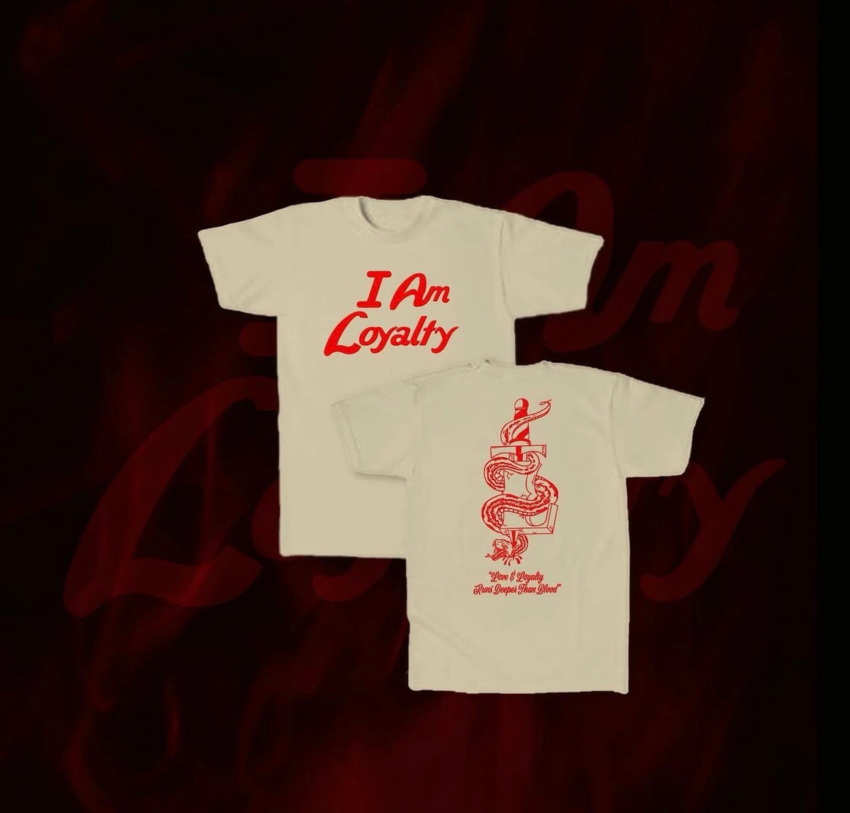 IAMLOYALTY DEEPER THAN BLOOD TEE